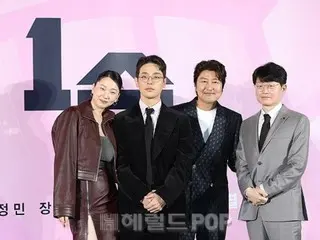 [Photo] Song Kang Ho, Park Jung Min, and Jang Yoon Ju, the main cast of the movie "One Victory," attend the production briefing session