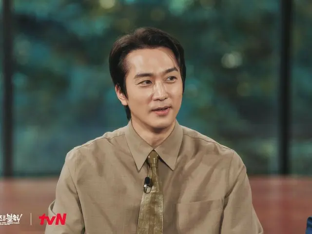 Actor Song Seung-ho, who appears on "You Quiz," has his eyebrows thinned out as he approaches his fifties?