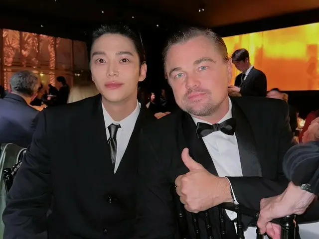 Ro Woon (SF9) releases photo of himself with DiCaprio... Visuals that rival Hollywood stars