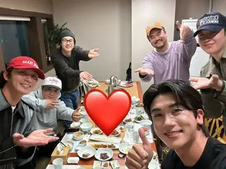 Celebrating his birthday with Park Hyung Sik, Park Seo Jun & Choi Woo-shik and others... "BTS" V is not there, but the friendship of the "Wooga Family"