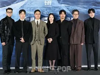 [Photo] Hyun Bin, Lee Dong Wook, Park Jung Min and other main cast members of the film "Harbin" attend the production presentation... with determined looks