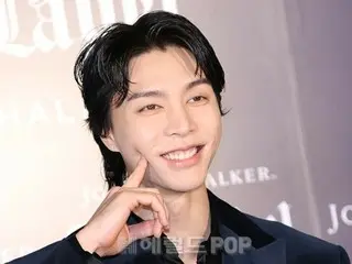 [Photo] NCT's Johnny attends whiskey brand's limited edition release event... cute pose