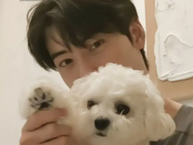 ASTRO's Cha EUN WOO has some healing time with his beloved dog... "I want to be a puppy" (video included)