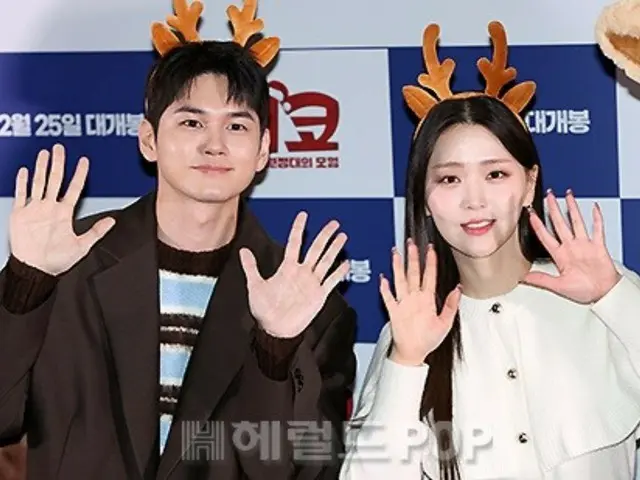 [Photo] ONG SUNG WOO and Kim Jieun attend the press preview and press conference for the German animation "Nico," in which they try their hand at voice acting