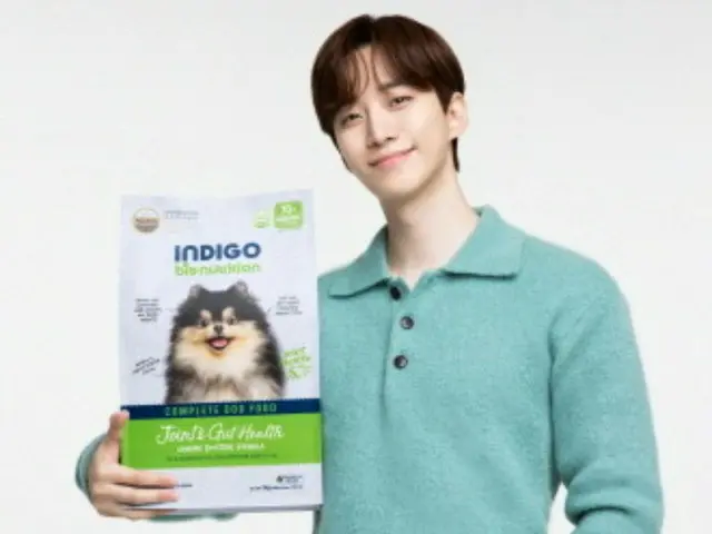 Pet food company OSP renews contract with 2PM member JUNHO as model for "Indigo Paw"