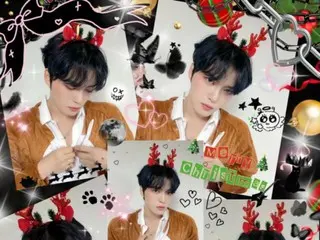 Jaejung transforms into a sexy reindeer... Christmas greetings part 2