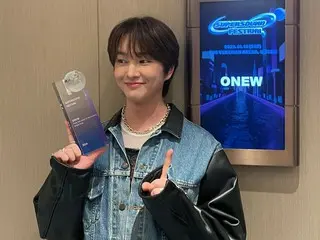 SHINee's Onew wins the Grand Prize in the Male Solo Artist category at the 2024 SUPERSOUND FESTIVAL