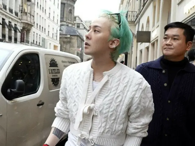 BIGBANG's G-DRAGON reveals his daily life in Paris after transforming into mint hair