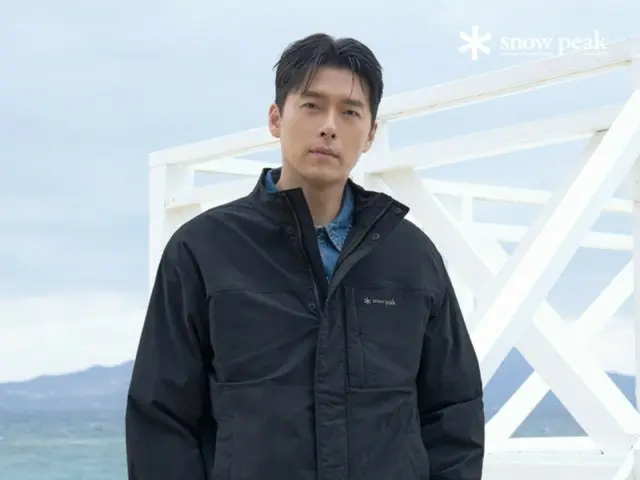 Actor Hyun Bin releases a romantic outdoor brand pictorial