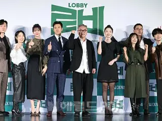 [Photo] Ha Jung Woo, SUPER JUNIOR's Siwon, Cha Juyeon and other gorgeous main cast members of the movie "Lobby" attend the production report meeting