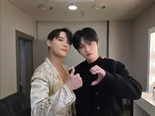 Jaejung supports Jun Su (Xia) and Lee SungKyoung's musical "Aladdin"...praising them saying "Every moment was perfect"