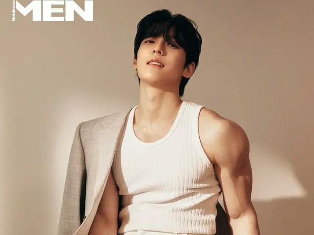 "BTOB" Minhyuk releases pictorial... Attention is drawn to his statue-like, imposing upper arms