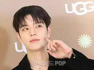 [Photo] Stray Kids' SEUNG MIN attends UGG flagship store opening event