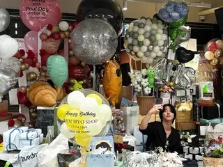 Actor Ahn HyoSeop is surrounded by gifts on his birthday... Overwhelming popularity