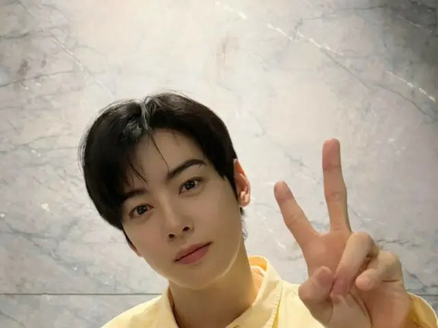 ASTRO's Cha EUN WOO is warmer than spring... fully charged