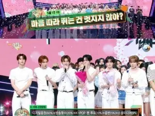 "TWS" also takes first place on "Music Bank" with "Isn't it nice to run as you please?"... "Sincerely grateful to the fans"