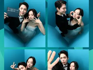 Girl's Day's HYERI reunites with Park BoGum at the Baeksang Arts Awards... Their friendly photo booth photos become a Hot Topic