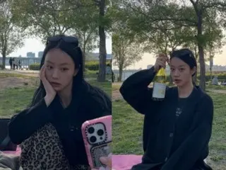 HYERI (Girl's Day), New Post from Han River Picnic... Catching attention with leopard print fashion