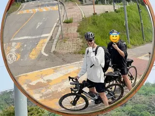 Actor Lee Min-ho reveals his cycling status... "Looking for natural people"