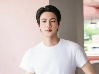 "BTS" JIN, catches attention in only a white T-shirt... "Don't Say You Love Me" MV photo sketch released