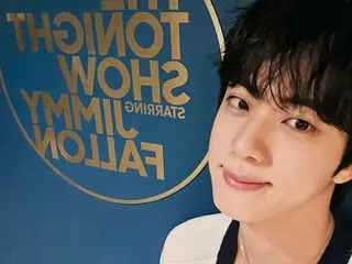 "BTS" JIN, a big success with his visuals and sense... Behind-the-scenes footage of his appearance on NBC's "The Jimmy Fallon Show" revealed