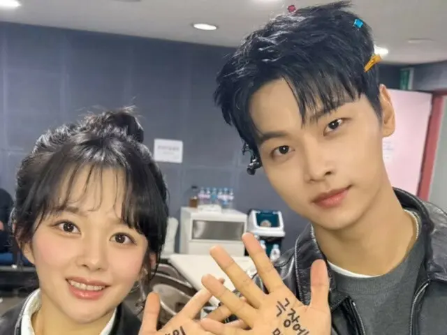 VIXX's N and Jeong Ji So appear in "Inkigayo"... Performing insert song for the movie "Taiyou no Uta"