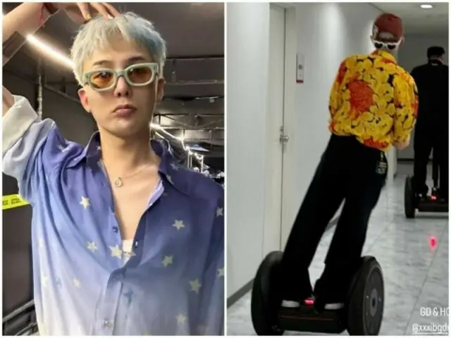 G-DRAGON (BIGBANG), his mode of transportation is a Segway... A star-like update