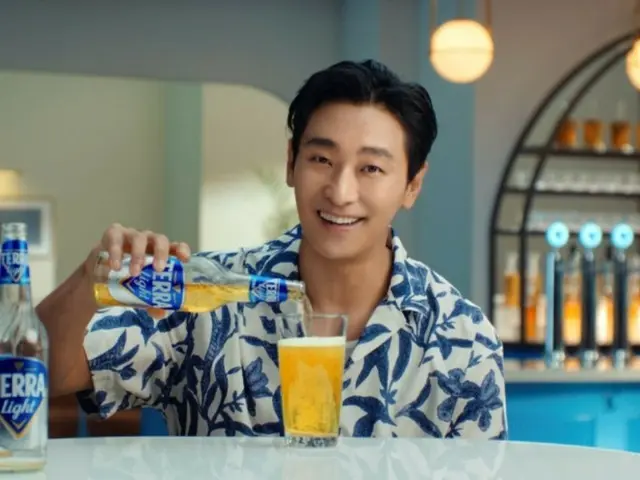 Actor Joo Ji Hoon selected as new model for beer advertisement