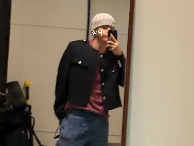 "BTS" V shows off "cute" casual wear ahead of Discharge