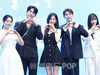 [Photo] 2PM's Taecyeon, Girls' Generation's Seohyun and other stars of the TV series "I Stole the Lead Role's First Experience" attend the production presentation
