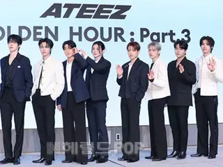 [Photo] ATEEZ holds press conference for release of 12th mini album "GOLDEN HOUR: Part.3"