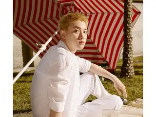 EXO's DO (Do Kyungsoo) releases final concept photo for new album "BLISS"...blonde suits him well