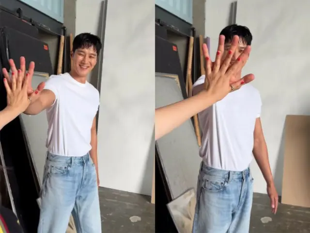 Ahn Bo Hyun, "Overwhelmingly large hands"... Fans are excited♥