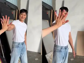 Ahn Bo Hyun, "Overwhelmingly large hands"... Fans are excited♥