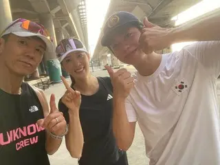 Actor Park BoGum runs with Seong again...Completes 10km with ease