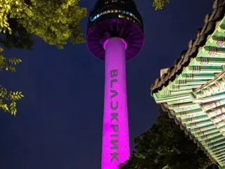 Seoul's pink-tinted land MARK... BLACKPINK's return