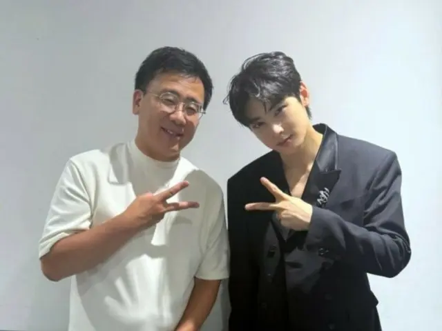 Masayuki Furuya releases a photo of himself with ASTRO member Cha EUN WOO... "I'm looking forward to our reunion! See you soon!"