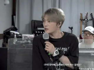 JAEJUNG: "More than just cool music, I wanted to express my thoughts, emotions, confusion, and the will to blossom within it through music." (Video available)
