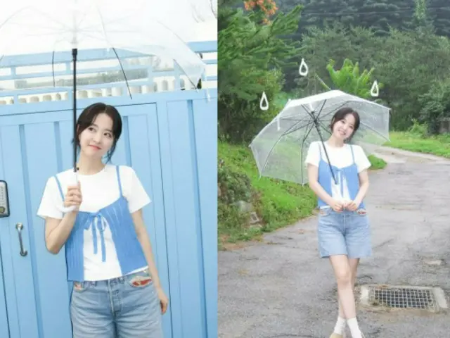 Park Bo Young, not even sweating in the heat...perfect beauty
