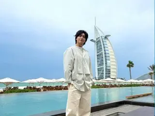 Park Hyung Sik, the center of attention in Dubai... his smart visuals