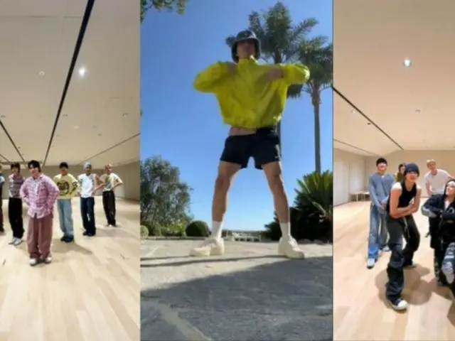 BTS' J-HOPE supports his younger brother group CORTIS while in the US... Joining the TikTok boom