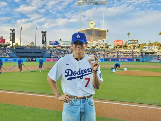 BTS' V's LA Dodgers Opening Ceremony video surpasses 20 million views
