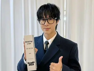 TVXQ's Yunho (U-KNOW) wins the Outstanding Acting Award at the AI Tech Awards at GAMFF 2025 for his role in the drama "Pine Outlaws."