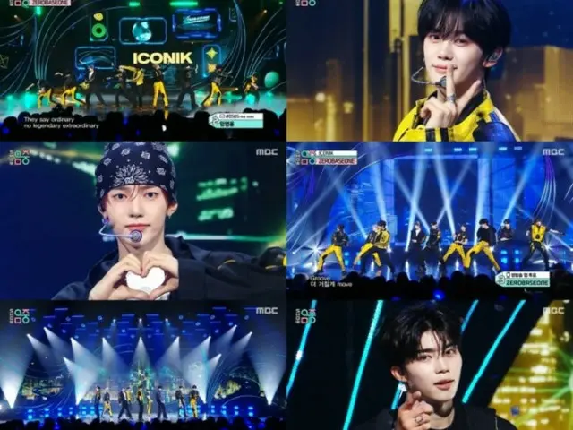 "ZERO BASE ONE" and "ICONIK" take first place on "Show! K-POP Center"...achieving five music show crowns