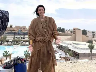 Actor Kim Woo Bin reveals behind-the-scenes footage from "Magic Lamp"... "Genie with long hair"