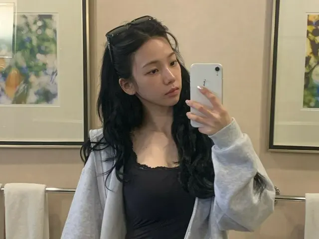 "aespa" Karina, AI-level beauty even without makeup... Sharing her natural daily life