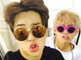 BTS' V & J-HOPE give witty birthday celebration to Jimin... Surprise release of old photos