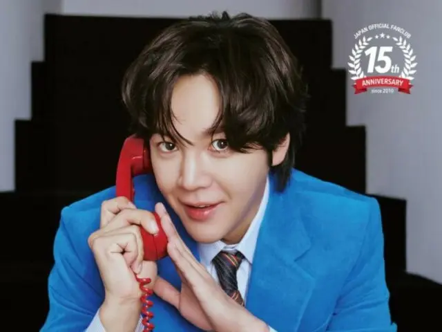 Jang Keun Suk invites fans in a stylish blue suit... Japan fan meeting held