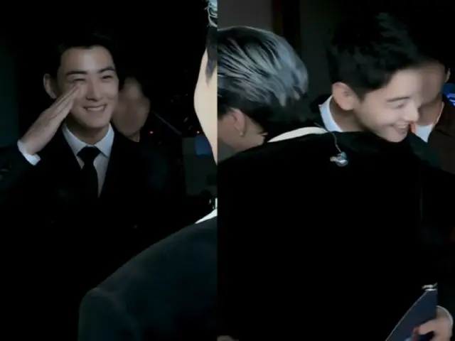 G-DRAGON (BIGBANG) & EUN WOO (ASTRO) - "National Representative Two-shot" backstage at "APEC"... Salute, Smile, and Hug (Video Included)